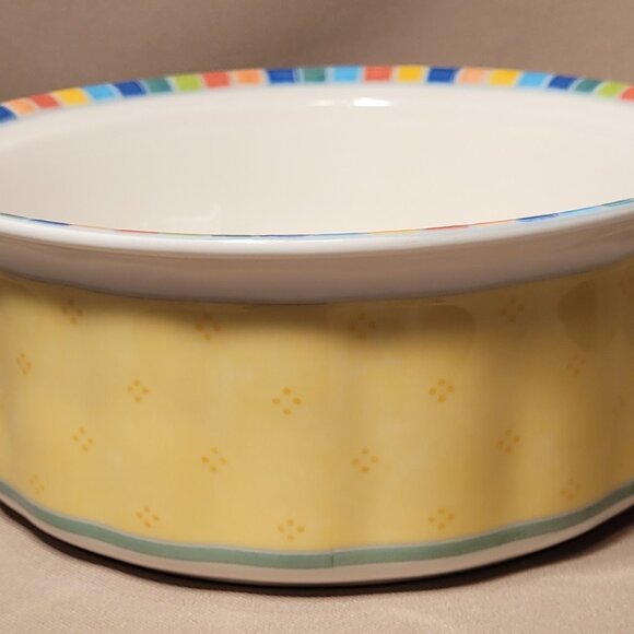 Villeroy & Boch Twist Alea Limone Souffle Serving Vegetable Bowl EXCELLENT!